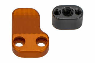 Timber Creek Outdoors extended AR 15 magazine release in orange finish